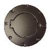 Fat Bob's Garage, Rugged Ridge, Part #11229.01, Gas Hatch Cover, Black Steel THUMBNAIL