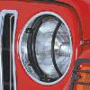 Fat Bob's Garage, Rugged Ridge, Part #11230.01, Jeep TJ/LJ Wrangler Headlight Euro Guards, Black 1997-2006 THUMBNAIL