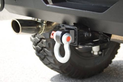 Fat Bob's Garage, Rugged Ridge, Part #11234.01, Receiver Hitch D-Ring, Fits All Class III 2" Receiver Hitch Boxes MAIN