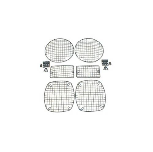 Fat Bob's Garage, Rugged Ridge, Part #11236.01, Jeep TJ Wrangler Stone Guard Set, Black 1997-2006 MAIN