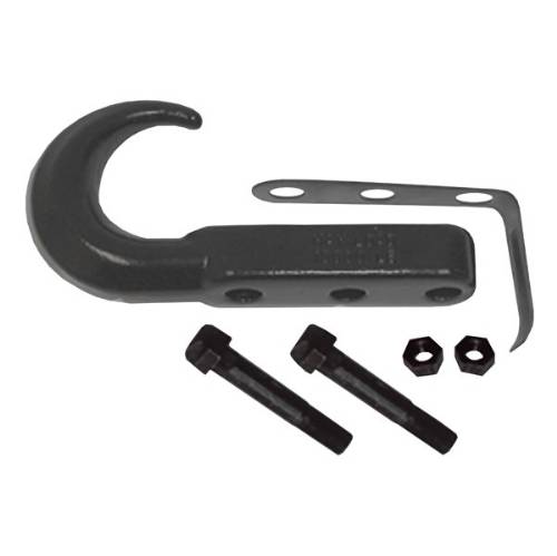 Fat Bob's Garage, Rugged Ridge, Part #11236.02, Tow Hook, Black, Universal Application, Each MAIN