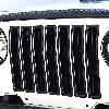 Fat Bob's Garage, Rugged Ridge, Part #11306.03, Jeep TJ/LJ Wrangler Grille Inserts, Black, 1997-2006 THUMBNAIL