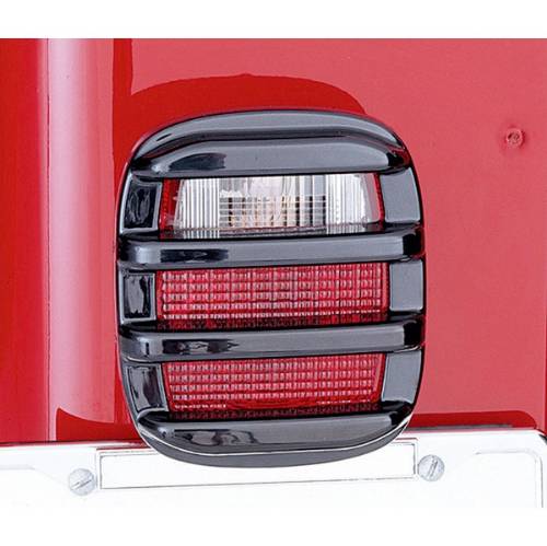 Fat Bob's Garage, Rugged Ridge, Part #11354.02, Jeep CJ/YJ/TJ Taillight Blackouts For 1976-2006 MAIN
