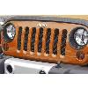 Fat Bob's Garage, Rugged Ridge, Part #11401.31, Mesh Grille Insert Black 07-16 Jeep JK Wrangler THUMBNAIL
