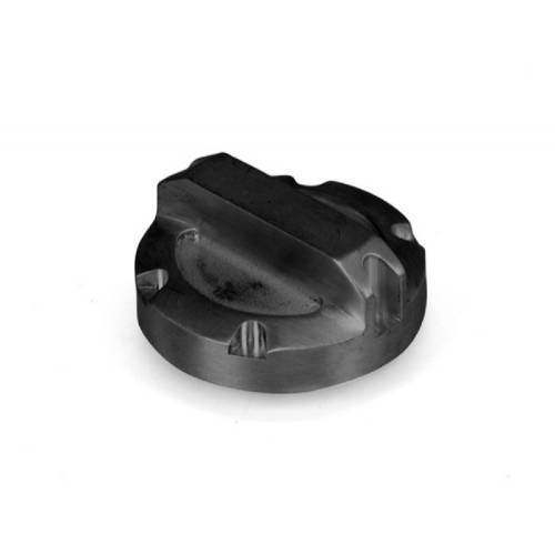 Fat Bob's Garage, Rugged Ridge, Part #11431.02, Billet Aluminum Brake Master Cylinder Cap Black 07-12 Jeep JK Wrangler MAIN