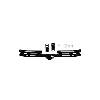 Fat Bob's Garage, Rugged Ridge, Part #11503.01, Jeep CJ/Wrangler 3" Rear Double Tube Bumper 1955-2006 THUMBNAIL