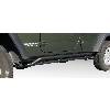 Fat Bob's Garage, Rugged Ridge, Part #11504.22, Jeep JK Wrangler Unlimited RRC Rocker Guards, Black 2007-2016 THUMBNAIL