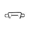 Fat Bob's Garage, Rugged Ridge, Part #11510.01, Jeep Wrangler Brush Guard, Black 1987-2006 THUMBNAIL