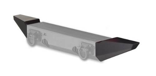 Fat Bob's Garage, Rugged Ridge, Part #11540.12, Standard Bumper Ends Front XHD Textured Black MAIN