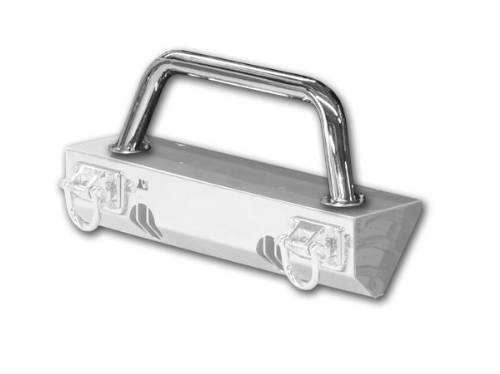 Fat Bob's Garage, Rugged Ridge, Part #11540.16, Hoop Over Rider Front XHD Bumpers Stainless Steel MAIN
