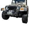 Fat Bob's Garage, Rugged Ridge, Part #11540.40, Jeep CJ/Wrangler HXD Winch Mount Front Bumper 1976-2006 THUMBNAIL