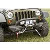 Fat Bob's Garage, Rugged Ridge, Part #11541.01, Jeep JK Wrangler Xhd Aluminum Front Bumper Winch Mount 2007-2016 THUMBNAIL