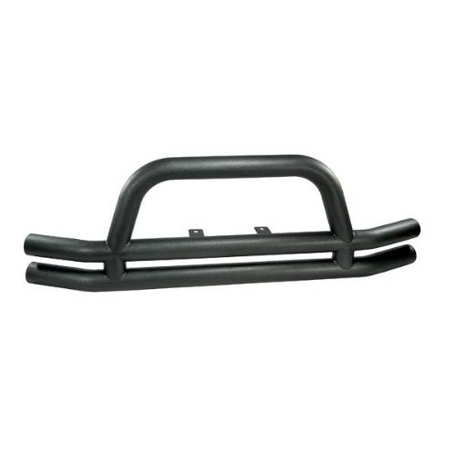 Fat Bob's Garage, Rugged Ridge, Part #11561.01, Jeep CJ/Wrangler 3" Double Tube Front Bumper, Black 1976-2006 MAIN