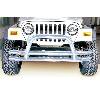 Fat Bob's Garage, Rugged Ridge, Part #11563.01, Jeep CJ/Wrangler 3" Double Tube Front Bumper, Stainless Steel 1976-2006 THUMBNAIL