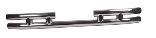 Fat Bob's Garage, Rugged Ridge, Part #11573.03, Jeep Wrangler 3" Double Tube Rear Bumper, Stainless Steel 1987-2006 MAIN