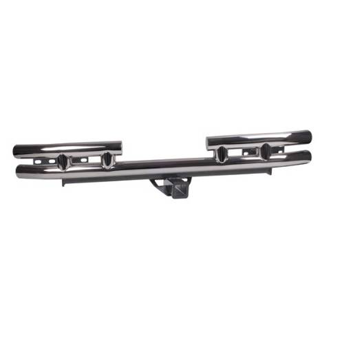 Fat Bob's Garage, Rugged Ridge, Part #11573.04, Jeep Wrangler 3" Rear Tube Bumper With Hitch 1987-2006 MAIN