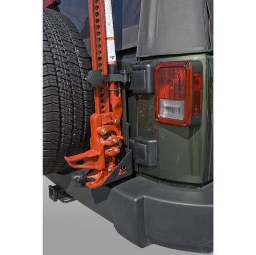 Fat Bob's Garage, Rugged Ridge, Part #11586.01, Jeep JK Wrangler Offroad Jack Mounting Bracket 2007-2016 MAIN