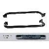 Fat Bob's Garage, Rugged Ridge, Part #11591.04, Jeep TJ Wrangler 3" Round Tube Side Steps, Black 1997-2006 THUMBNAIL