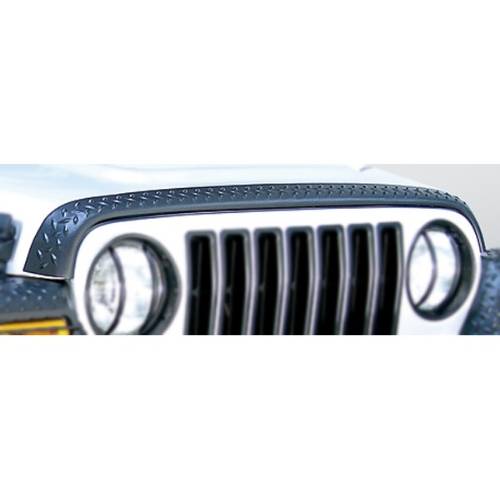 Fat Bob's Garage, Rugged Ridge, Part #11650.17, Jeep TJ/LJ Wrangler Hood Guard Body Armor 1997-2006 MAIN