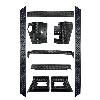 Fat Bob's Garage, Rugged Ridge, Part #11650.60, Jeep TJ Wrangler 9 Piece Body Armor Kit 1997-2006 THUMBNAIL