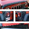 Fat Bob's Garage, Rugged Ridge, Part #11651.51, Jeep JK Wrangler 2 Door 5 Piece Body Armor Guard Kit 2007-2016 THUMBNAIL