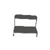 Fat Bob's Garage, OMIX-ADA Part #12011.08, Rear Seat Frame 1946-1949 Willys CJ2A THUMBNAIL