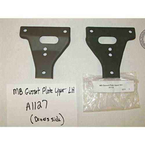 Fat Bob's Garage, OMIX-ADA Part #12021.27, Gusset Bumper LH Upper MAIN