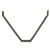 Fat Bob's Garage, OMIX-ADA Part #12021.64, V-Frame Bracket 41-64 Willys THUMBNAIL