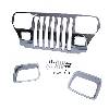 Fat Bob's Garage, OMIX-ADA Part #12033.06, Grille Overlay Cover, Mopar THUMBNAIL