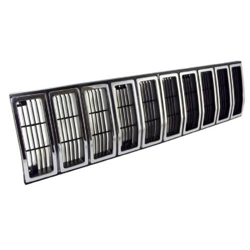 Fat Bob's Garage, OMIX-ADA Part #12035.26, Grille Insert Black/Chrome MAIN