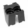 Fat Bob's Garage, OMIX-ADA Part #12035.50, Dual Cup Holder, Black THUMBNAIL