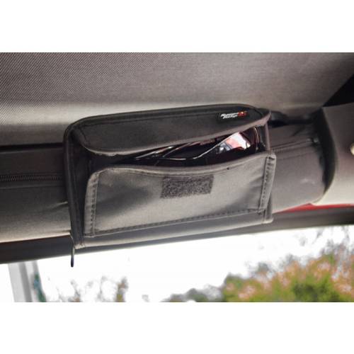 Fat Bob's Garage, Rugged Ridge, Part #12101.52, Jeep CJ/Wrangler Sunglass Holder Storage Pouch 1955-2016 MAIN