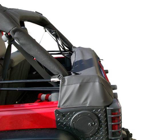 Fat Bob's Garage, Rugged Ridge, Part #12104.50, Jeep JK Wrangler Soft Top Storage Boot, Black Diamond 2007-2016 MAIN