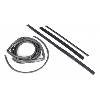 Fat Bob's Garage, OMIX-ADA Part #12303.52, Door Seal Kit, Hardtop W/Fixed Vent Window, RH THUMBNAIL