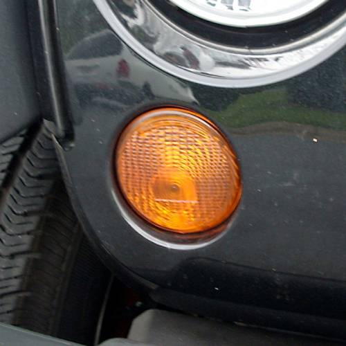 Fat Bob's Garage, OMIX-ADA Part #12405.24, Right Park Lamp Amber 07-12 Jeep JK Wrangler MAIN