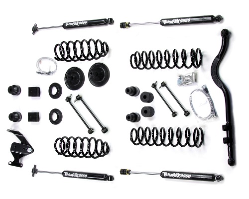 Teraflex JK 4 Door 4" Lift Kit w/ 9550 Shocks & Trackbar LARGE