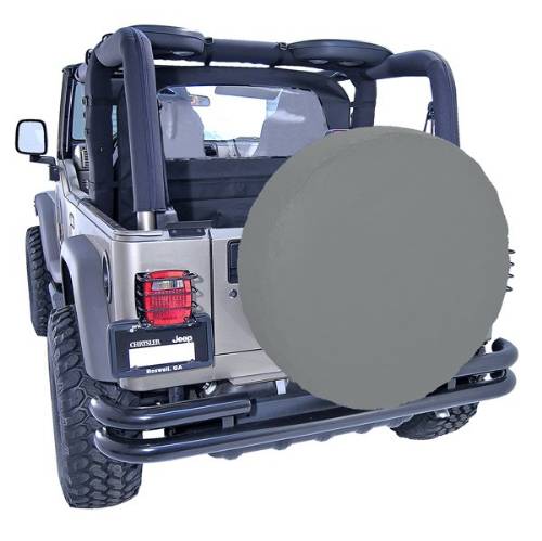 Fat Bob's Garage, Rugged Ridge, Part #12802.09, Tire Cover, 30-32" Tire Diameter, Gray MAIN