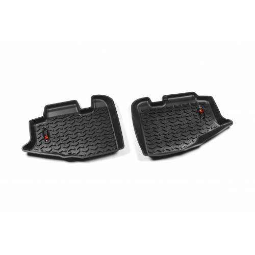 Fat Bob's Garage, Rugged Ridge, Part #12950.1, All Terrain Rear Floor Liner Tread Lightly 97-06 Jeep Wrangler MAIN