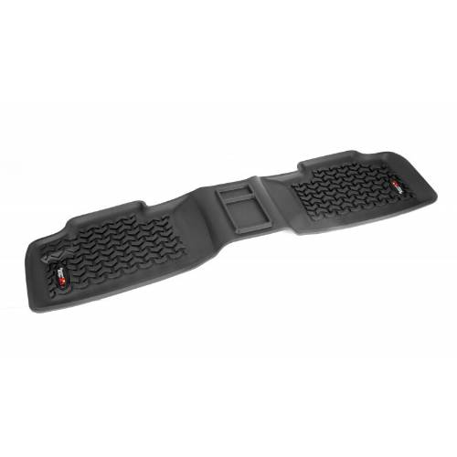 Fat Bob's Garage, Rugged Ridge, Part #12950.15, All Terrain Rear Floor Liners Tread Lightly 11-16 Jeep Suv MAIN