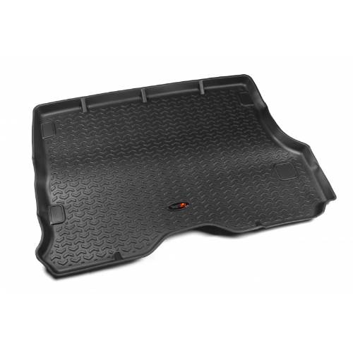Fat Bob's Garage, Rugged Ridge, Part #12975.29, All Terrain Cargo Liner Tread Lightly 84-01 Jeep XJ Cherokee MAIN