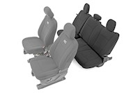 Rough Country for Ford Neoprene Rear Seat Cover | Black [15-20 F-150 XL, XLT] MAIN