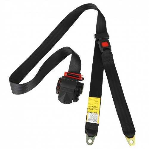 Fat Bob's Garage, OMIX-ADA Part #13202.10, Off Road Seat Belt Black 87-91 Jeep YJ Wrangler MAIN