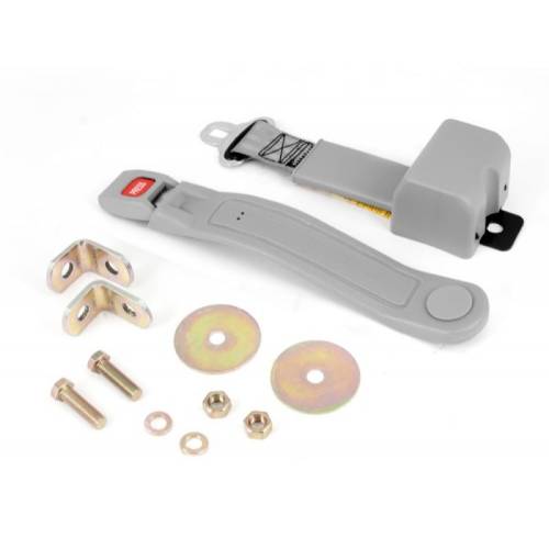 Fat Bob's Garage, OMIX-ADA Part #13202.31, Lap Seat Belt Gray 87-95 Jeep YJ Wrangler MAIN