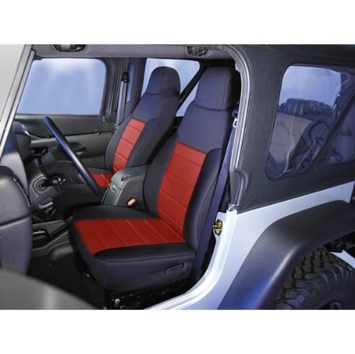 Fat Bob's Garage, Rugged Ridge, Part #13213.53, Jeep TJ Wrangler Neoprene Front Seat Covers 2003-2006 MAIN