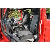 Fat Bob's Garage, Rugged Ridge, Part #13214.09, Jeep JK Wrangler Neoprene Front Seat Covers, Black/Gray 2007-2010 THUMBNAIL