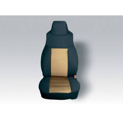Fat Bob's Garage, Rugged Ridge, Part #13243.04, Jeep TJ Wrangler Fabric Front Seat Covers 2003-2006 MAIN