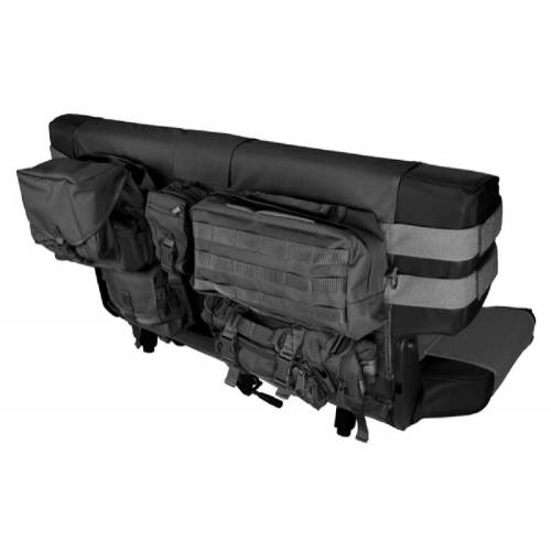 Fat Bob's Garage, Rugged Ridge, Part #13246.01, Rear Cargo Seat Cover Black 76-06 Jeep CJ/Wrangler MAIN
