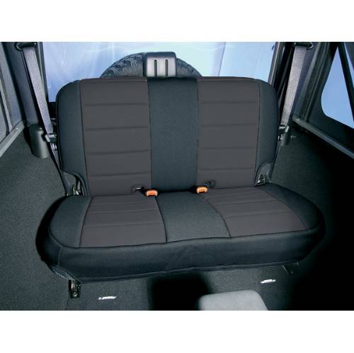 Fat Bob's Garage, Rugged Ridge, Part #13262.01, Jeep CJ/Wrangler Neoprene Rear Seat Covers 1980-1995 MAIN