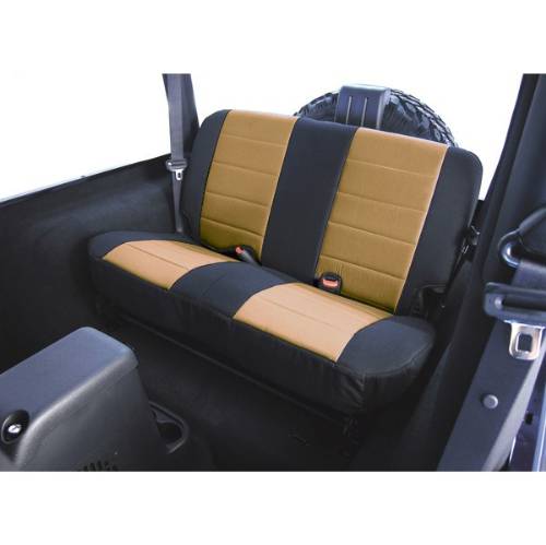 Fat Bob's Garage, Rugged Ridge, Part #13280.04, Jeep CJ/Wrangler Fabric Rear Seat Covers 1980-1995 MAIN