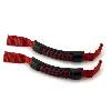 Fat Bob's Garage, Rugged Ridge, Part #13305.11, Jeep JK Wrangler Front Headrest Grab Handles, Red 2007-2016 THUMBNAIL